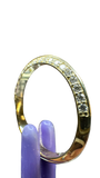 Alliance et bague de fiançailles