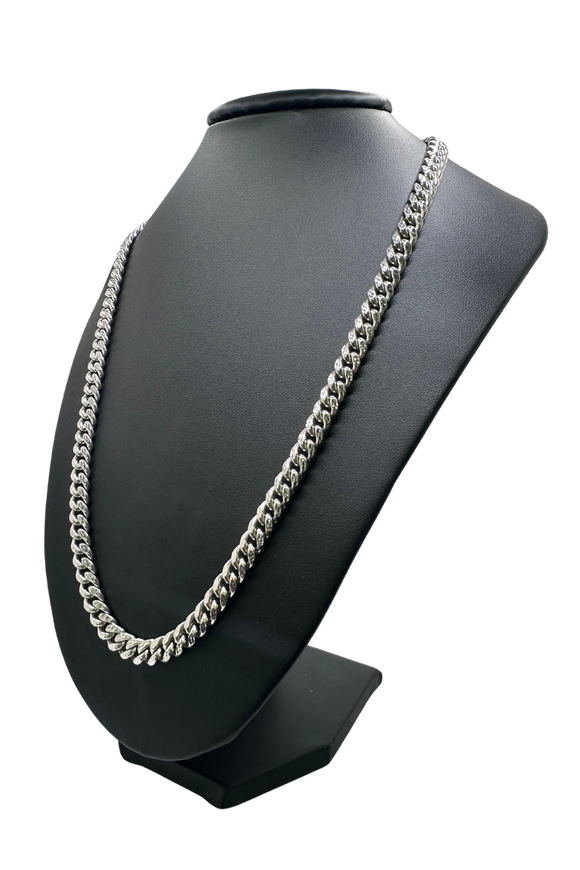 Cuban Link 7.5mm (Box Lock, or blanc)