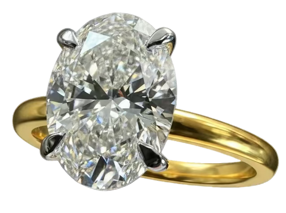 Bague avec un diamant de 1,55 carats