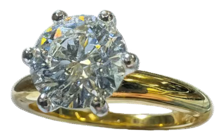 Bague avec un diamant de 1,53 carats