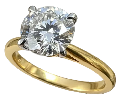 Bague avec un diamant de 1 carat