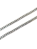Chaîne Cuban Link en or blanc 5,5mm