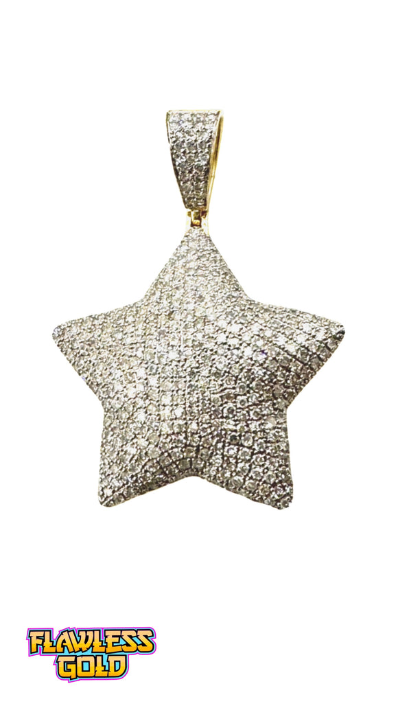 Pendentif étoile (diamants)